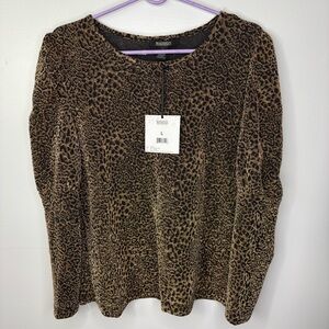 Madison Leopard Print Blouse